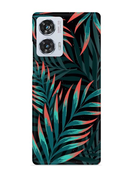 Green Leaf Art Snap Case for Motorola Moto Edge 50 Fusion (5G) Zapvi