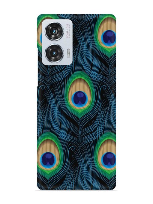 Seamless Pattern Peacock Snap Case for Motorola Moto Edge 50 Fusion (5G) Zapvi