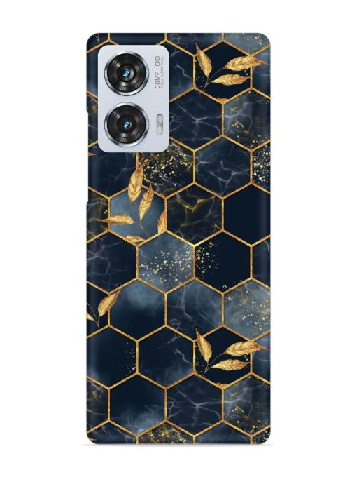 Marble Hexagon Seamless Snap Case for Motorola Moto Edge 50 Fusion (5G) Zapvi