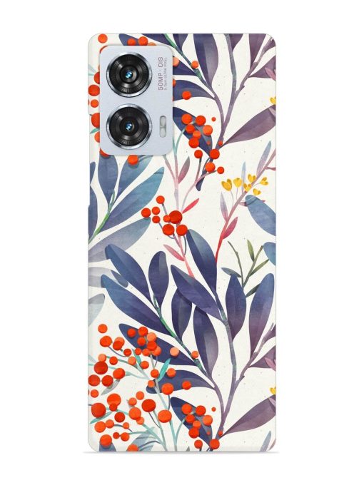 Seamless Floral Pattern Snap Case for Motorola Moto Edge 50 Fusion (5G) Zapvi