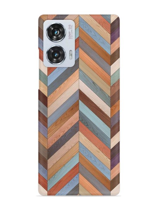 Seamless Wood Parquet Snap Case for Motorola Moto Edge 50 Fusion (5G) Zapvi