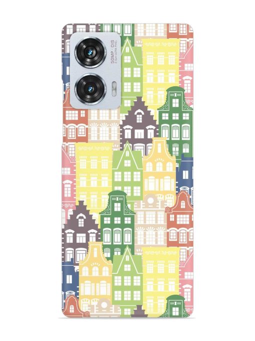 Seamless Shapes Pattern Snap Case for Motorola Moto Edge 50 Fusion (5G) Zapvi