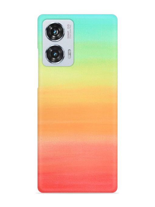 Background Sky Watercolor Snap Case for Motorola Moto Edge 50 Fusion (5G) Zapvi