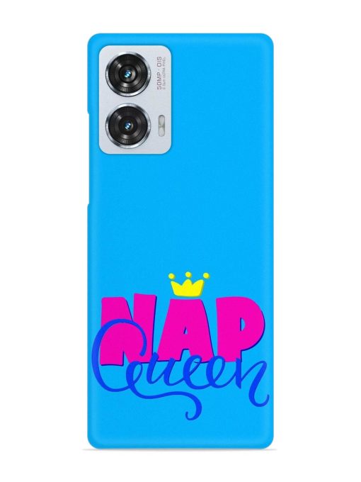 Nap Queen Quote Snap Case for Motorola Moto Edge 50 Fusion (5G) Zapvi