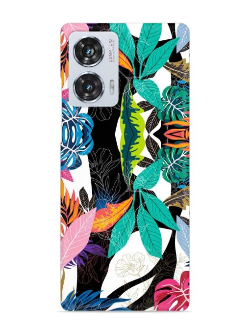 Floral Pattern Bright Snap Case for Motorola Moto Edge 50 Fusion (5G) Zapvi