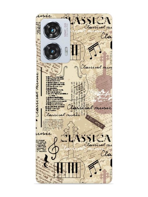 Classical Music Lpattern Snap Case for Motorola Moto Edge 50 Fusion (5G) Zapvi