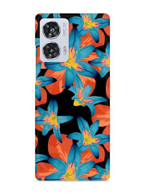 Philippine Flowers Seamless Snap Case for Motorola Moto Edge 50 Fusion (5G) Zapvi