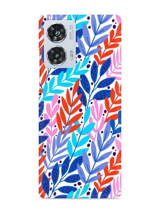 Bright Floral Tropical Snap Case for Motorola Moto Edge 50 Fusion (5G) Zapvi