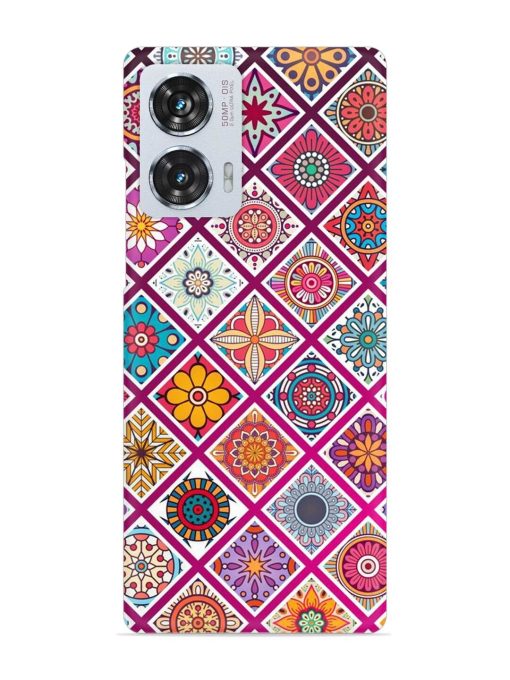 Seamless Tile Pattern Snap Case for Motorola Moto Edge 50 Fusion (5G) Zapvi