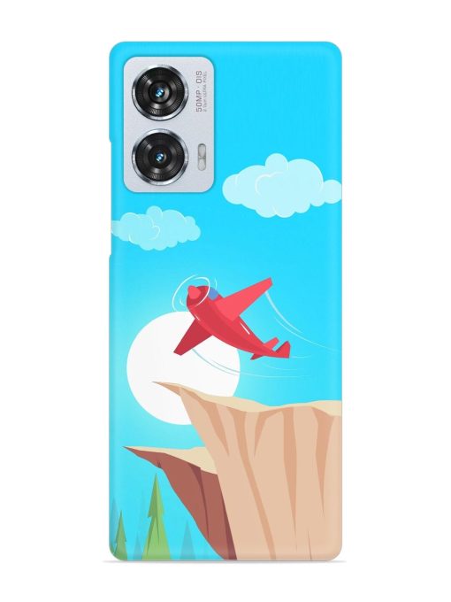 Small Planes In Flight Snap Case for Motorola Moto Edge 50 Fusion (5G) Zapvi