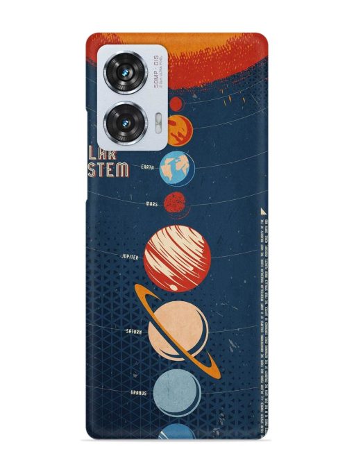 Solar System Vector Snap Case for Motorola Moto Edge 50 Fusion (5G) Zapvi