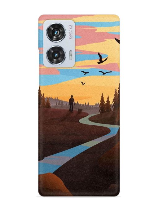 Natural Landscape Art Snap Case for Motorola Moto Edge 50 Fusion (5G) Zapvi